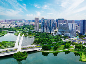 鄭州城市風(fēng)光龍子湖商務(wù)區(qū)