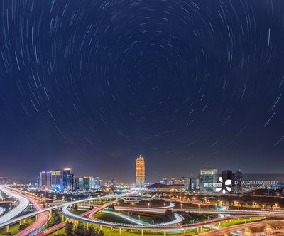 鄭州城市星軌_創(chuàng)意圖片